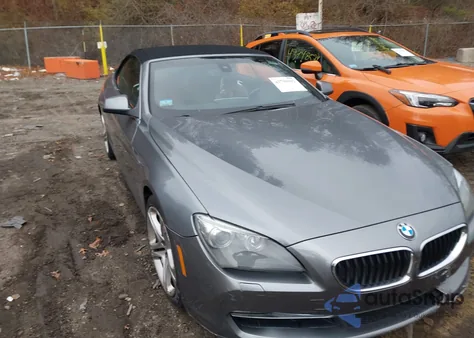 2012 BMW 650I z USA, uszkodzony, nr VIN WBALZ3C5XCDL72676